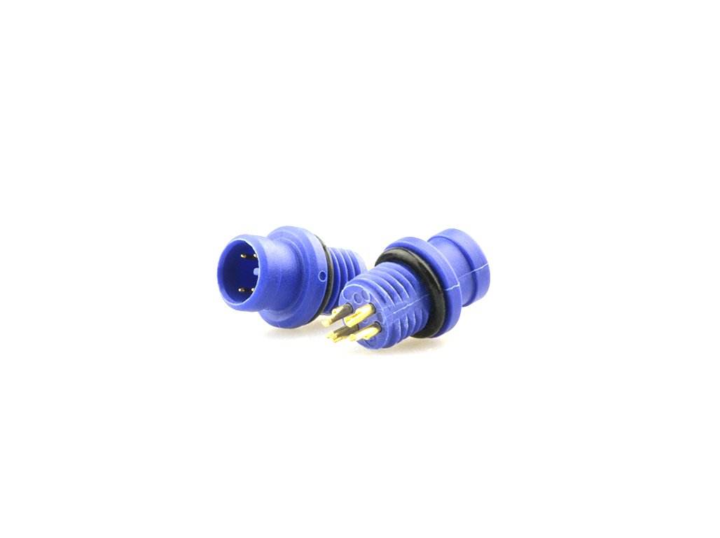 BRACKE BM61287 HN Male Panel Mount Connector – Solder Cup, 1 Pin – Made In USA