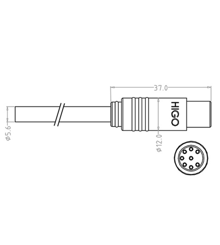 Main female cable connector