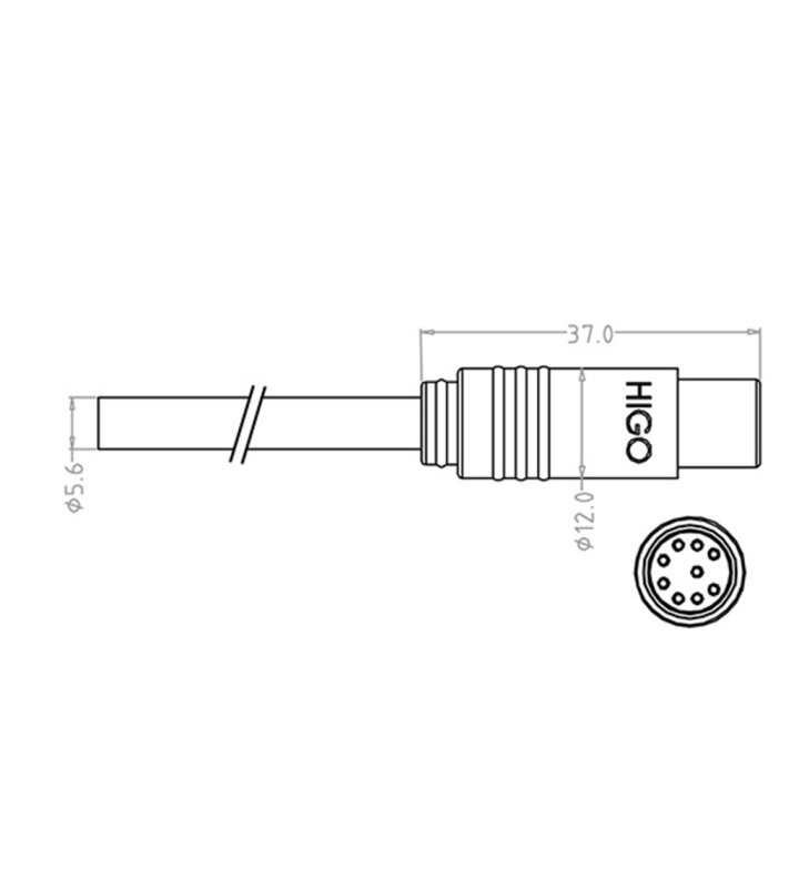 Main female cable connector