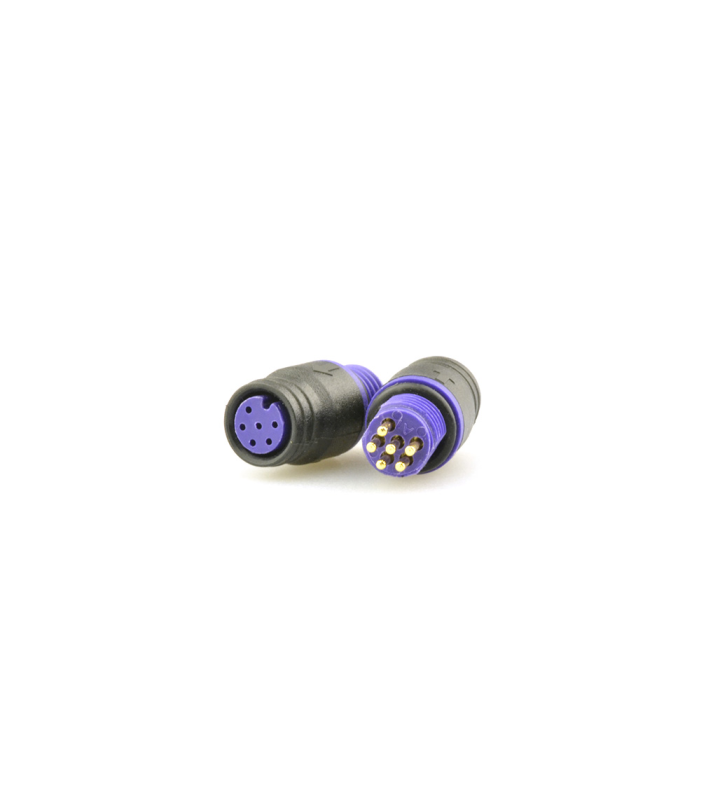 Mini B Female panel mount connector