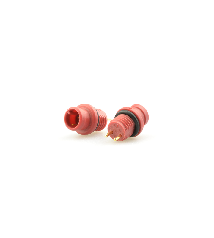 Mini B Male panel mount connector
