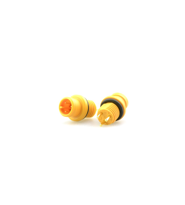 Mini B Male panel mount connector
