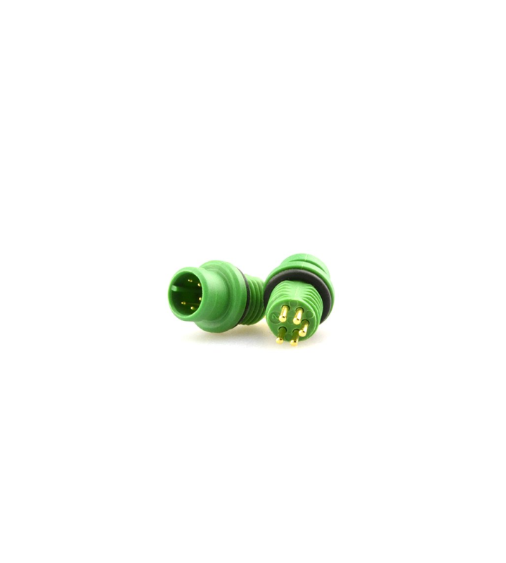 Mini B Male panel mount connector