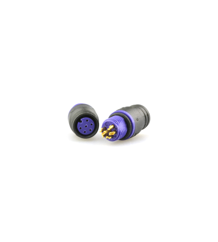 Mini B Female panel mount connector