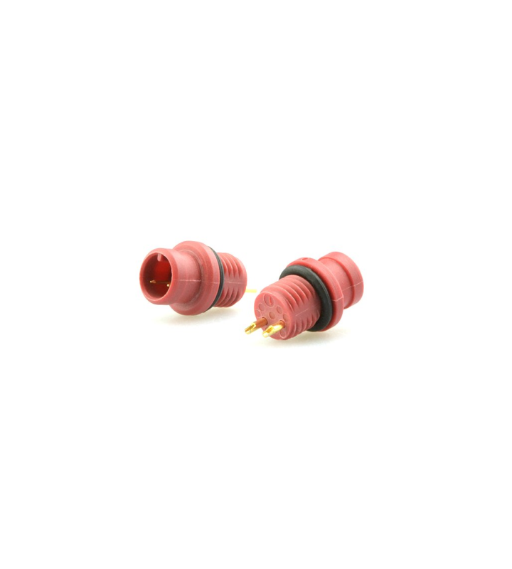 Mini B Male panel mount connector