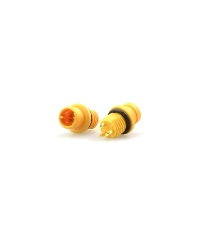 Mini B Male panel mount connector