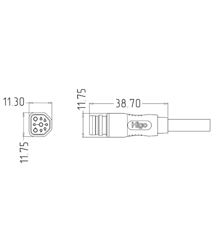 Female cable connector