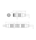 Male cable connector