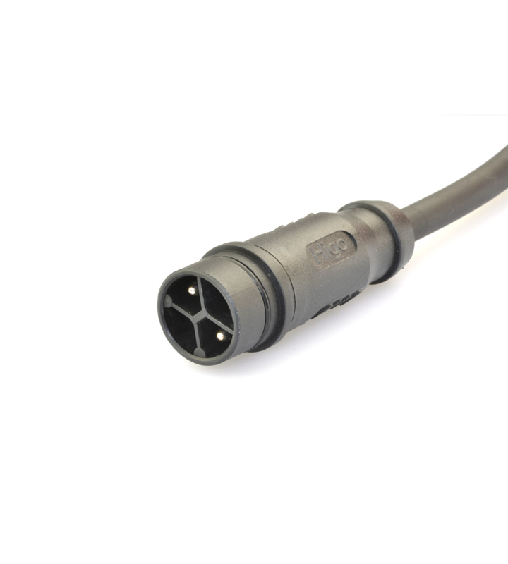 Battery male plug connector 48V code, no locking push-on