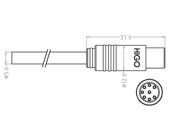 Main female cable connector