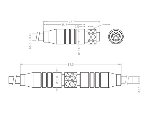 Female cable connector
