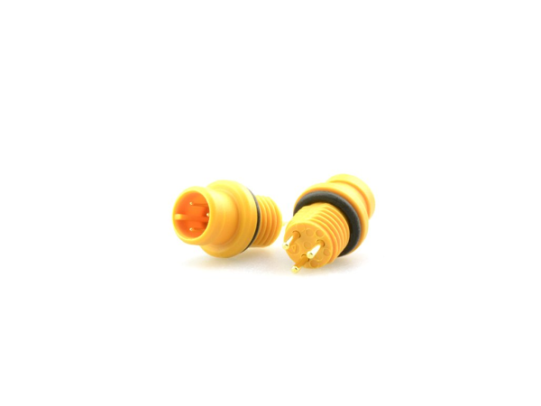 Mini B Male panel mount connector