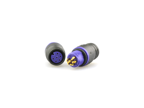 Mini B Female panel mount connector