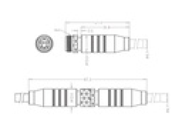 Male cable connector