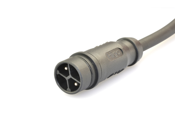 Battery male plug connector 48V code, no locking push-on