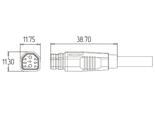 Female cable connector