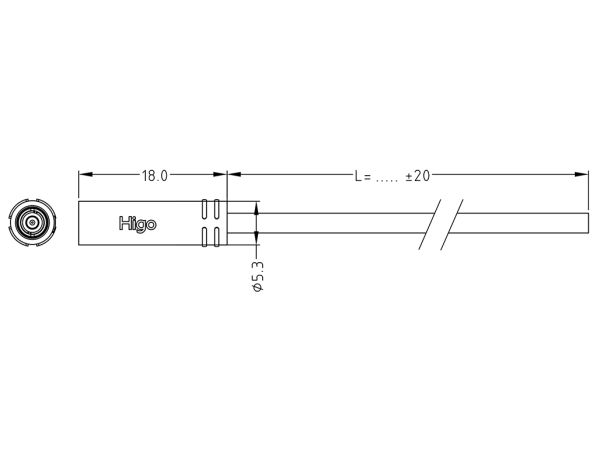 Micro B Male plug connector